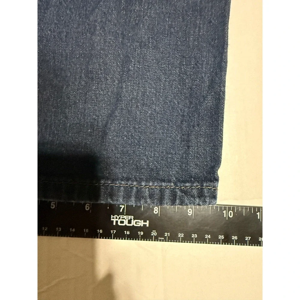 Levi's 569 Loose Straight Jeans Mens W38 L32 Dark Wash Denim